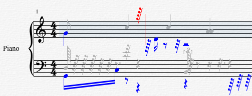 我来分享Overture打出两个符杆音符的操作方法 我来分享你来欣赏下一句