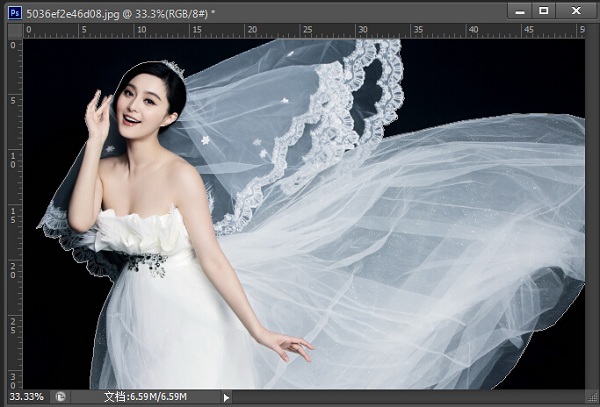 我来分享photoshop cs6利用通道快速扣取婚纱照的操作教程 我来分享你来欣赏下一句