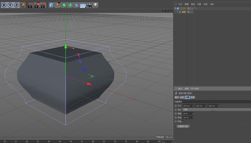 我来分享C4D膨胀对象的方法步骤