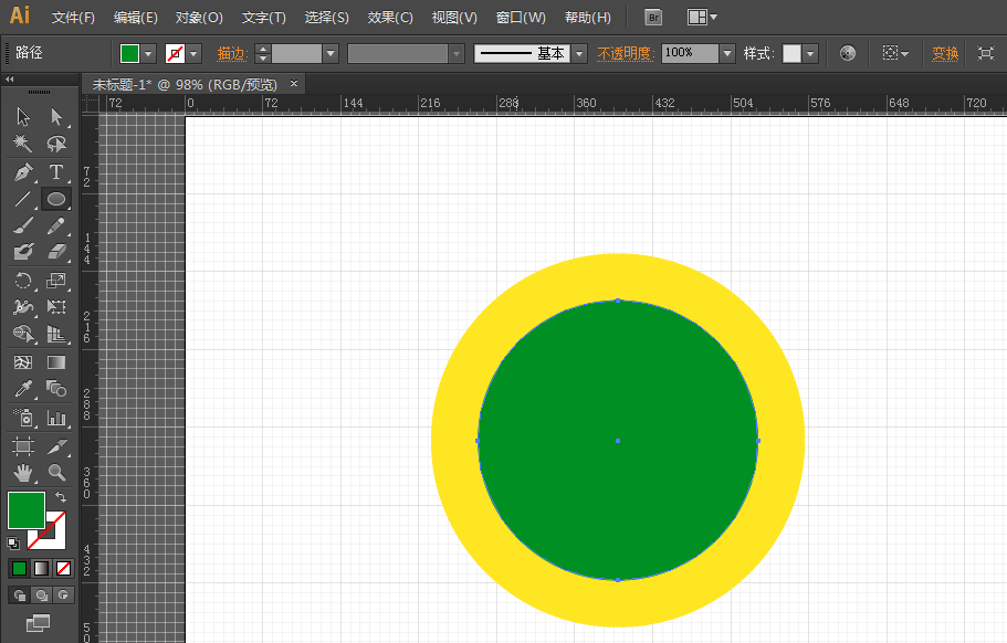 我来分享ai做出救生圈图形的操作方法