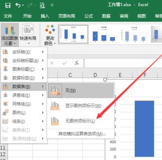 我来分享excel2016图表下方添加数据表格的方法 我来分享一下