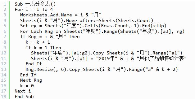 我来分享Visual Basic将年表分成四份季度表的详细方法 我来分享你来欣赏