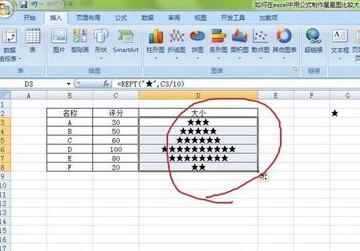我来分享Excel利用公式制作星星图的详细方法 我来分享故事教案