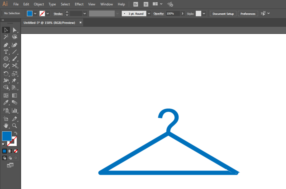 我来分享ai制作挂起来的浴巾的操作方法
