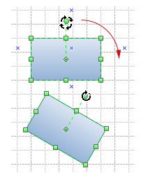 亿图中图形进行旋转角度的操作方法截图