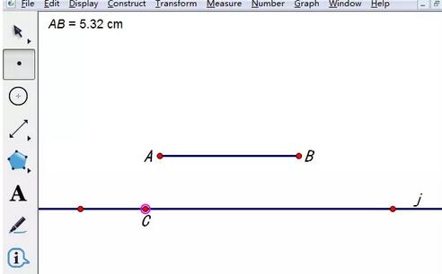 我来分享几何画板截取相等线段的操作方法