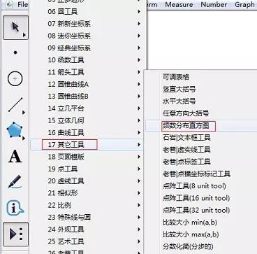 我来分享几何画板制作频数分布直方图的操作方法