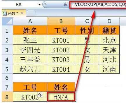 我来分享Excel中VLOOKUP函数使用时出现错误值的处理操作