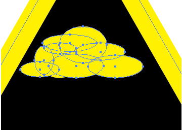 我来分享如何使用ai设计注意雨雪的交通指示牌