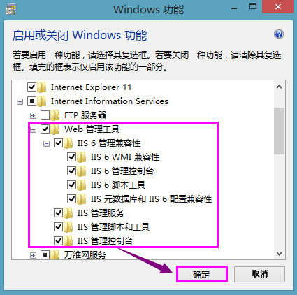 我来分享Win8系统如何开启Internet信息服务（IIS）管理器