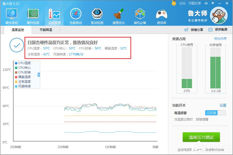 我来分享Win10系统怎么看cpu温度（win10怎么看cpu占用率和温度）