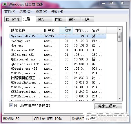 我来分享Win7打开任务管理器命令的方法（win10打开任务管理器命令）
