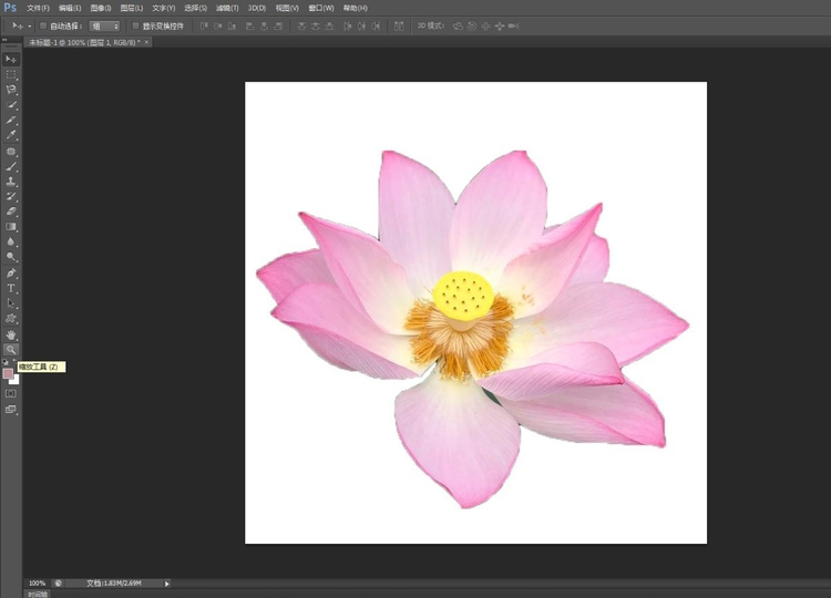 我来分享使用Photoshop快速选择工具抠图具体操作方法