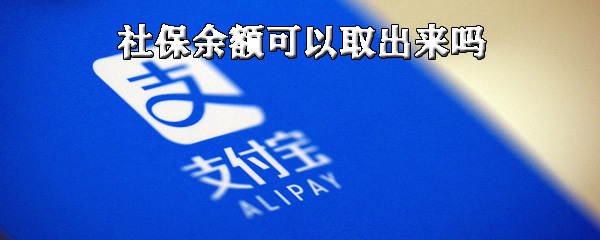 我来分享社保余额能取出来吗。