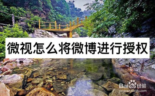 我来分享微视如何将微博进行授权。