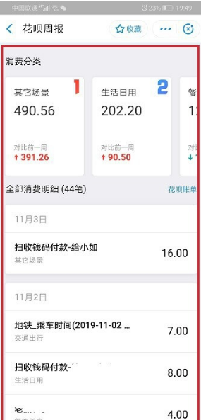 我来分享花呗周报怎么查看。