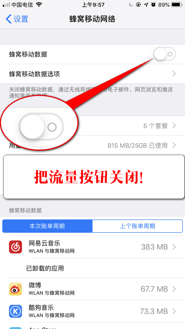 我来分享iPhone流量下载被限制的处理操作讲述。