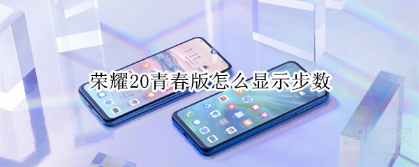 我来分享荣耀20青春版如何显示步数。