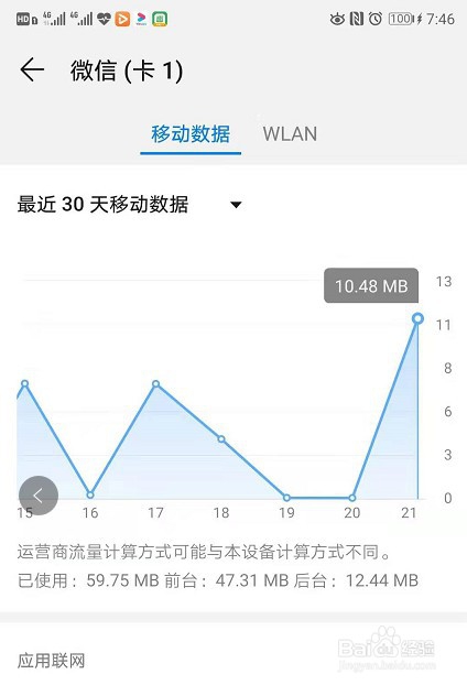 我来分享怎么查看微信消耗的流量。
