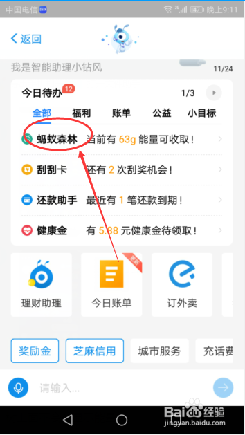 我来分享怎么在支付宝蚂蚁森林收取能量。