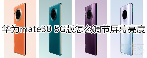 我来分享华为mate30 5G版如何调节屏幕亮度。