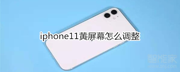 我来分享iphone11黄屏幕如何调整。