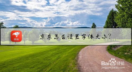 我来分享京东如何设置字体大小。
