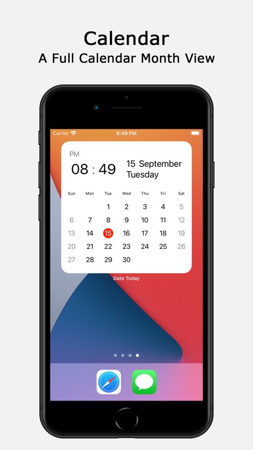 我来分享将Date Today设置成桌面小组件方法。