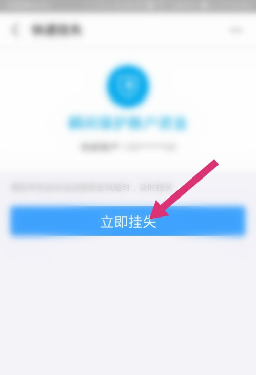 支付宝怎么进行账号挂失