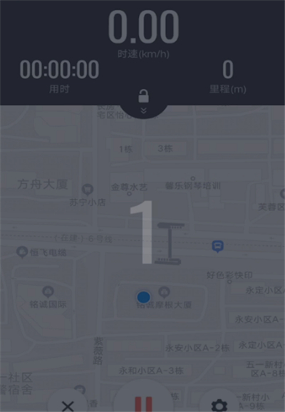 我来说说高德地图中设置骑行模式的方法步骤。