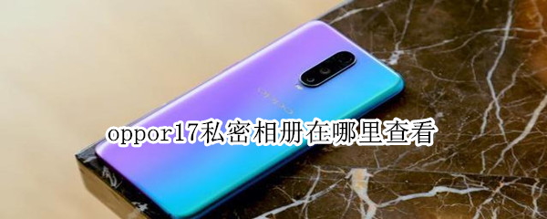 我来说说oppor17私密图片在什么地方看。