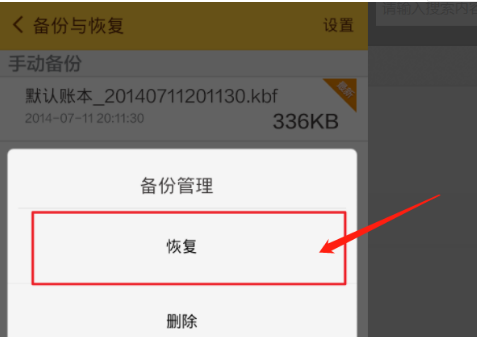 我来说说如何恢复随手记数据备份。