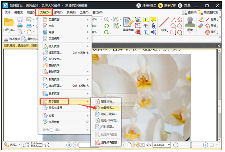 我来说说如何给PDF文件添加数字签名。