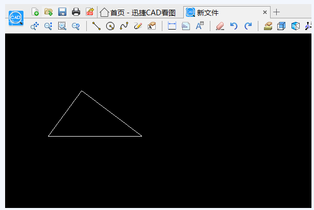 我来说说迅捷CAD看图软件使用技巧，画出图形并测量面积。
