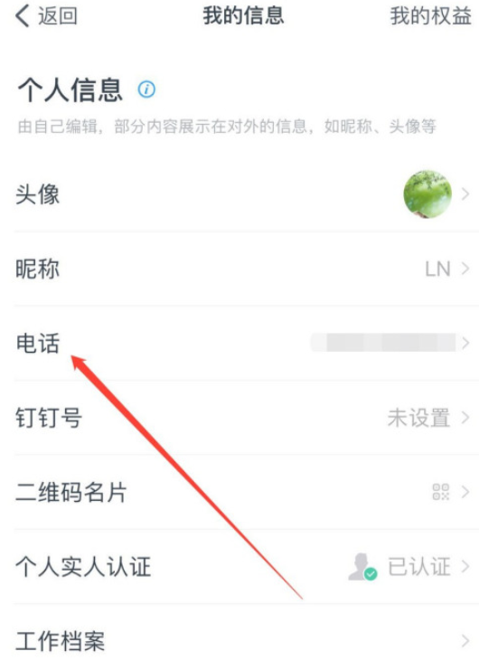 我来说说钉钉如何更换个人手机号。