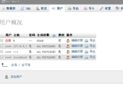 我来说说phpmyadmin管理员权限设置方法 我来说说通信