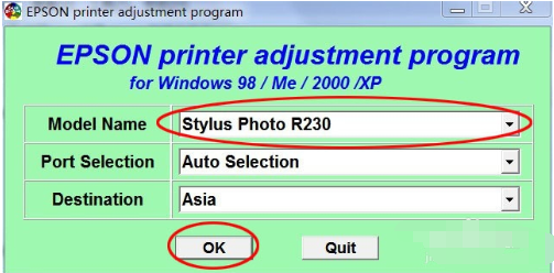 我来说说r230清零软件win7使用教程 爱普生r230怎么清零