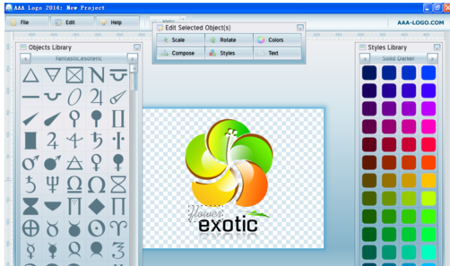 我来说说AAAlogo中设计logo标志的简单操作 我来说说欲