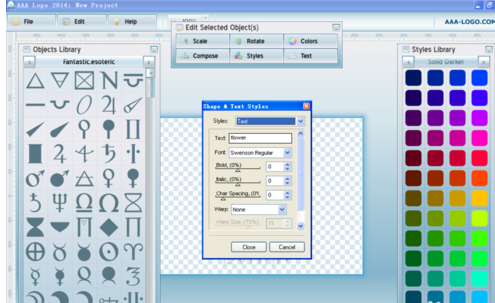 我来说说AAAlogo中设计logo标志的简单操作 我来说说欲