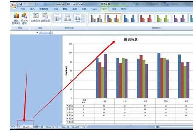 我来说说excel2007进行图表数据展示的相关操作步骤 居然还能复制