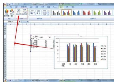 我来说说excel2007进行图表数据展示的相关操作步骤 居然还能复制