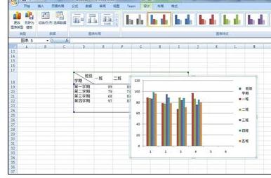 我来说说excel2007进行图表数据展示的相关操作步骤 居然还能复制