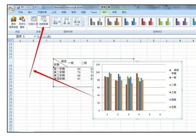 我来说说excel2007进行图表数据展示的相关操作步骤 居然还能复制