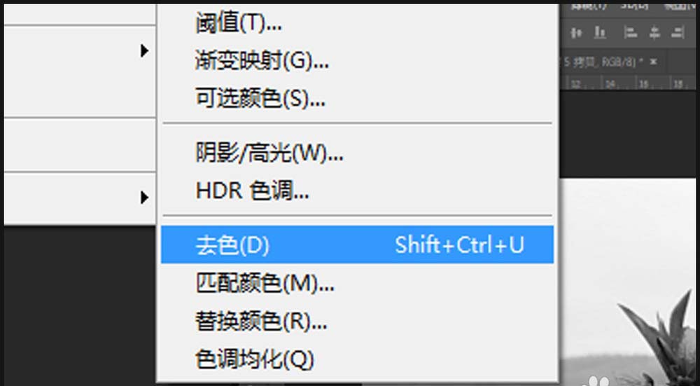 我来说说Adobe Photoshop快速制作黑白图片的操作步骤