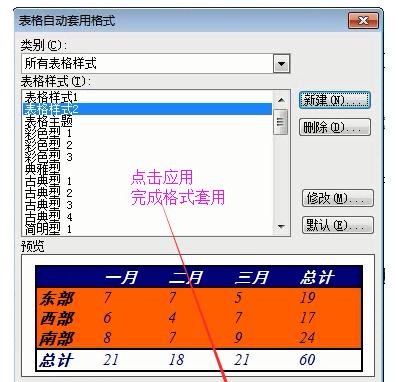 我来说说Microsoft Office 2003表格中自动套用格式的操作教程 我来说说小故事及感悟