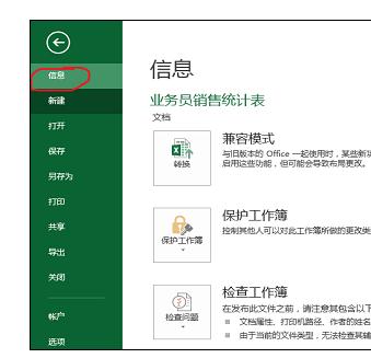 我来说说excel2013工作簿添加摘要信息的操作步骤 群成员填信息