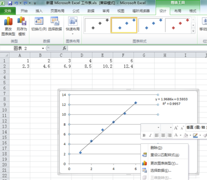 我来说说Microsoft Office 2010做出回归直线的具体方法 我来说说米虫赚钱