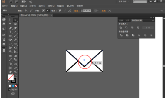 我来说说ai绘制邮件图标的操作方法