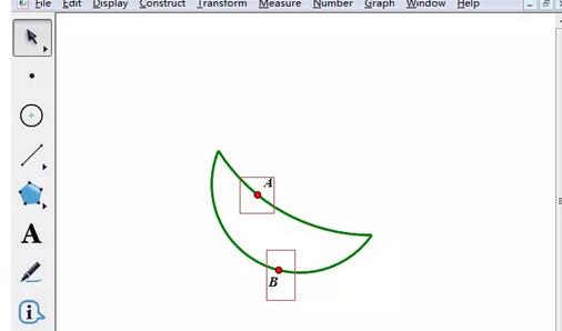 我来说说几何画板为月牙图形填充颜色的详细步骤