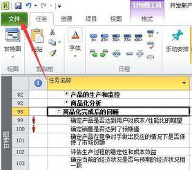 我来说说Project手动计划更改为自动计划的操作 我来说说的英文